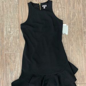 NWT Chelsea28 Black Ruffle Dress